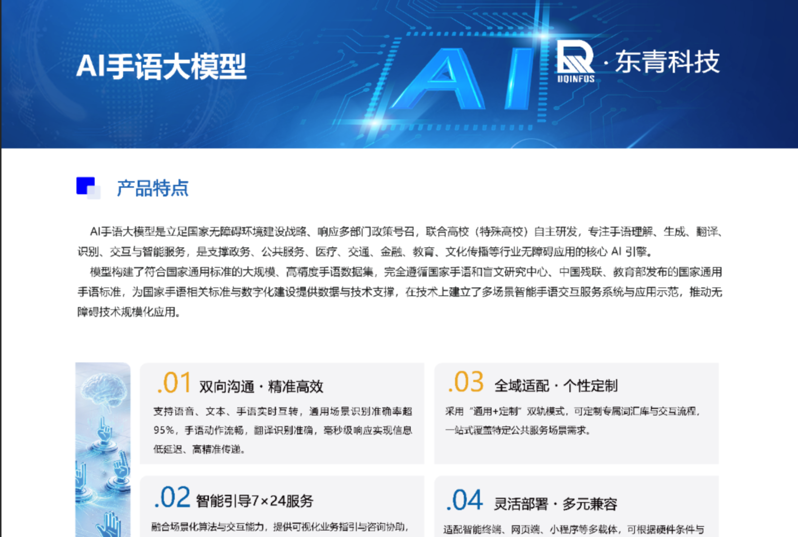 AI手语大模型产品
